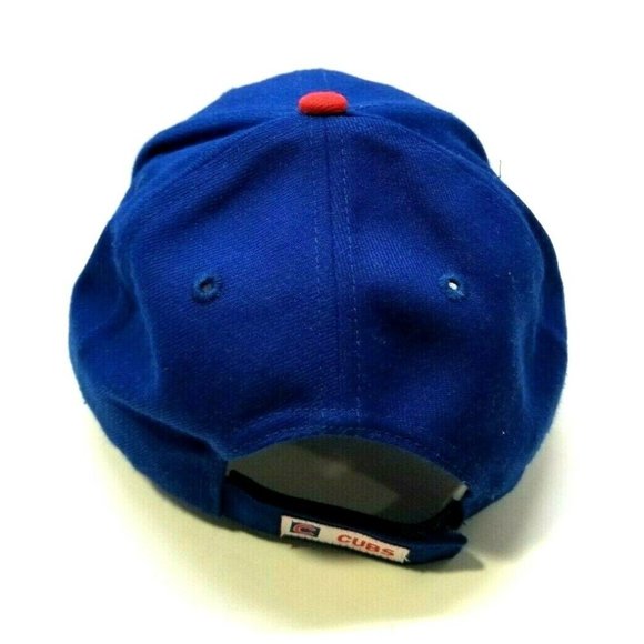 New Era MLB CHICAGO CUBS Baseball Hat Cap Adjustable Red & Blue (T11) - Picture 4 of 6